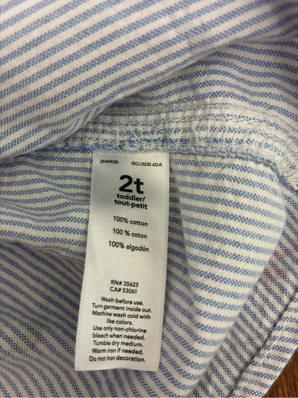 Carter’s Boys 2T Button-Down Dinosaur Shirt